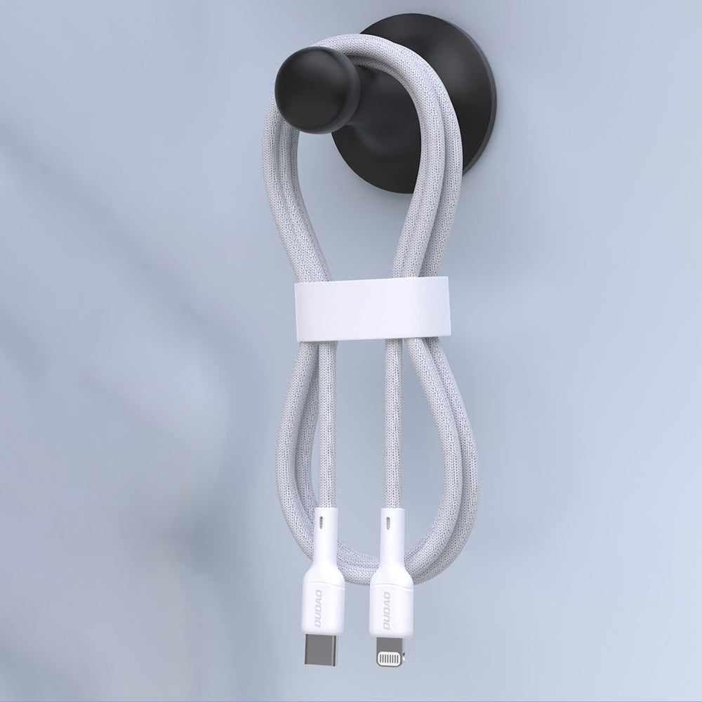 Dudao L9X 30W USB-C - Lightning Cable 2m - White