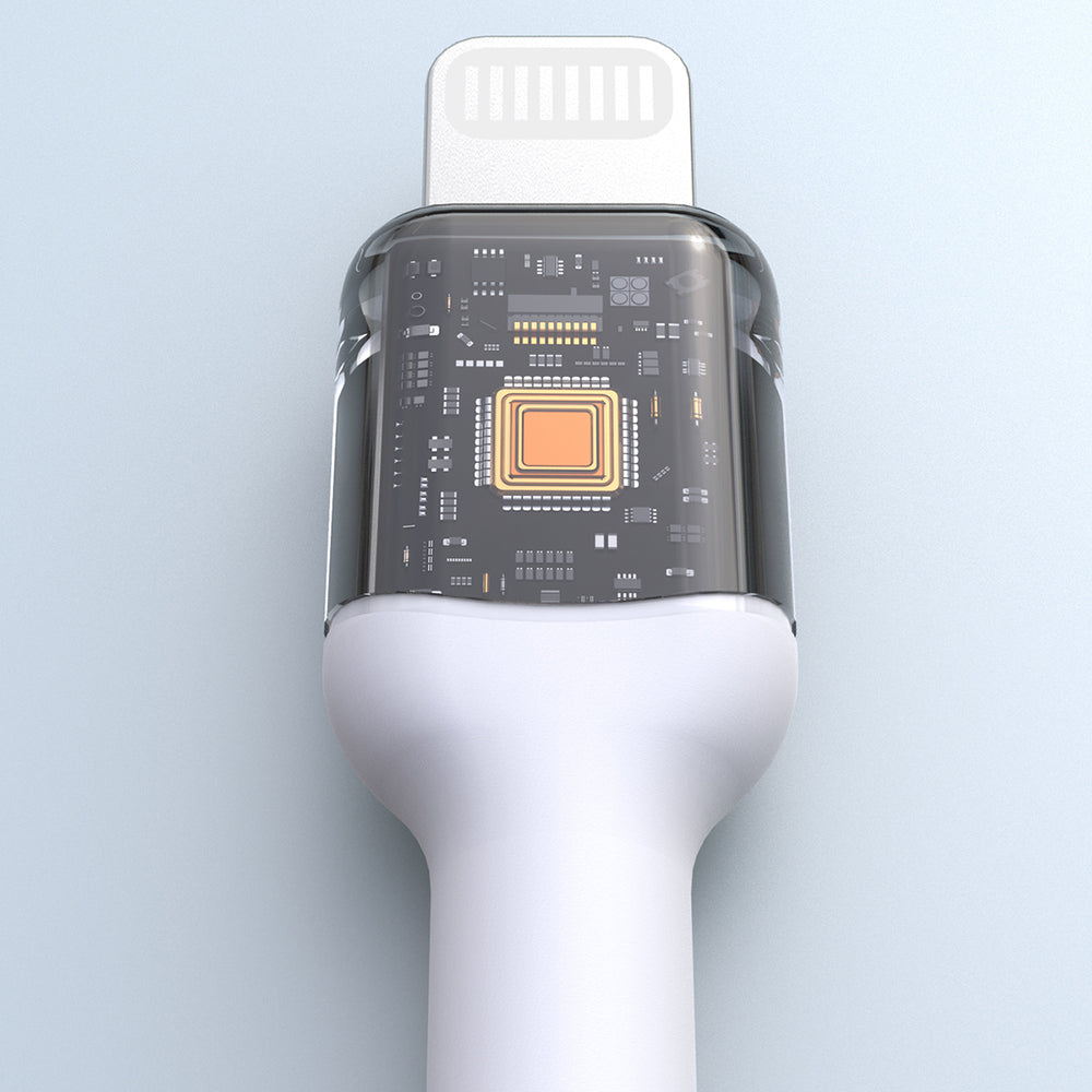 Dudao L9X 30W USB-C - Lightning Cable 2m - Hvid