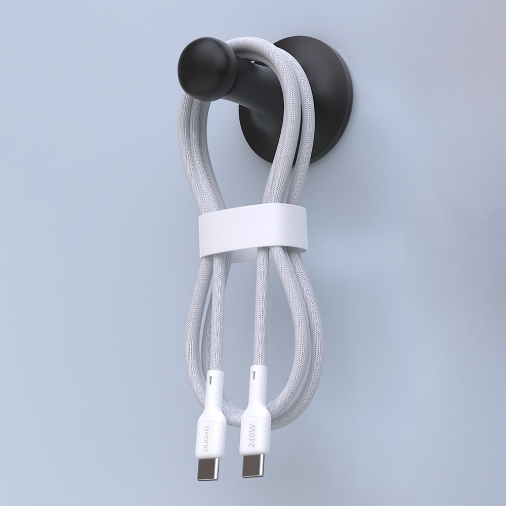 Dudao L9C Max 240W PD USB-C - USB-C 2m Kabel - Hvid
