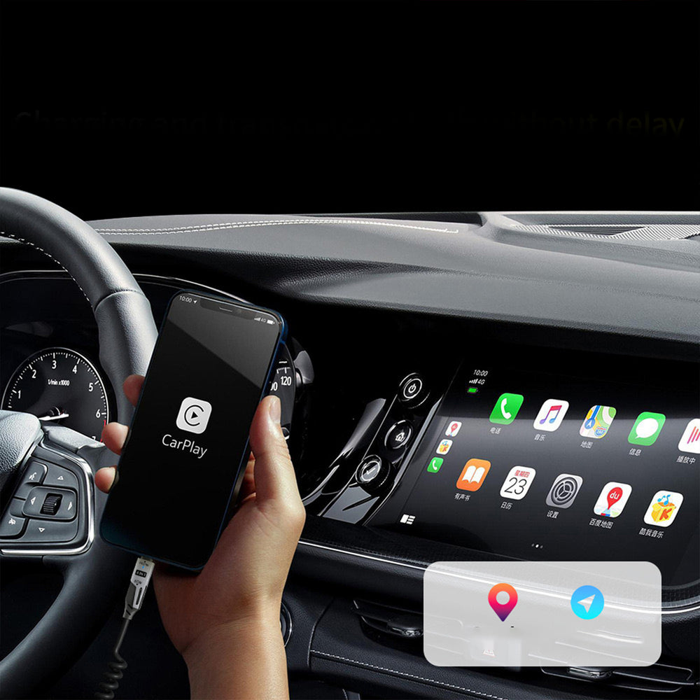 Dudao L20 Pro 4-i-1 USB-A / USB-C - Lightning / USB-C-kabel - sort