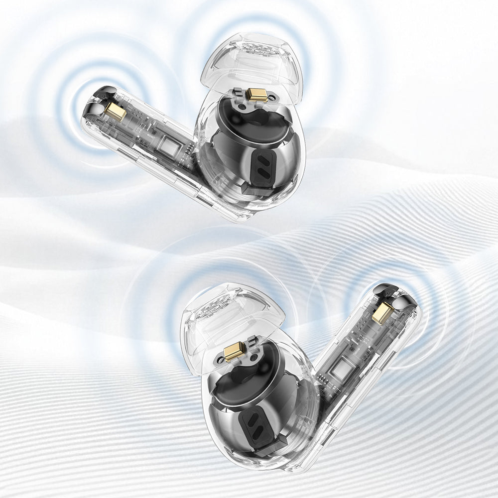 Dudao U21 TWS ANC ENC Bluetooth Wireless Headphones - Black