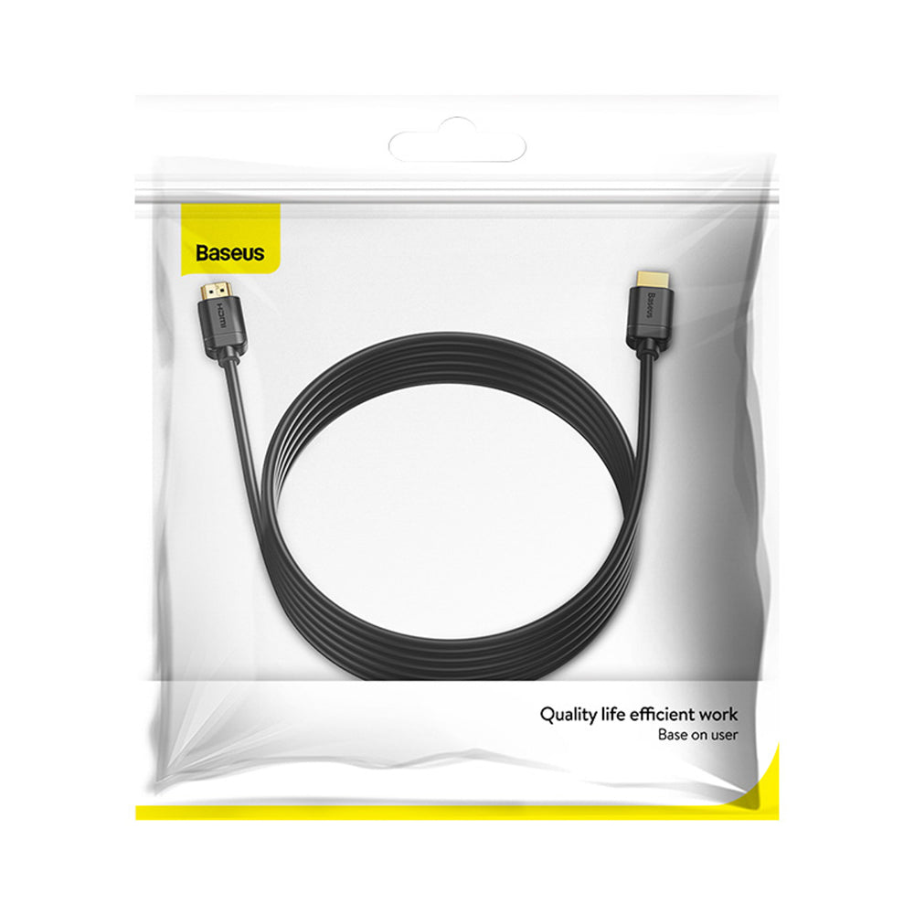 Baseus High Definition HDMI - HDMI cable 5m HDR HDMI 2.0 - black