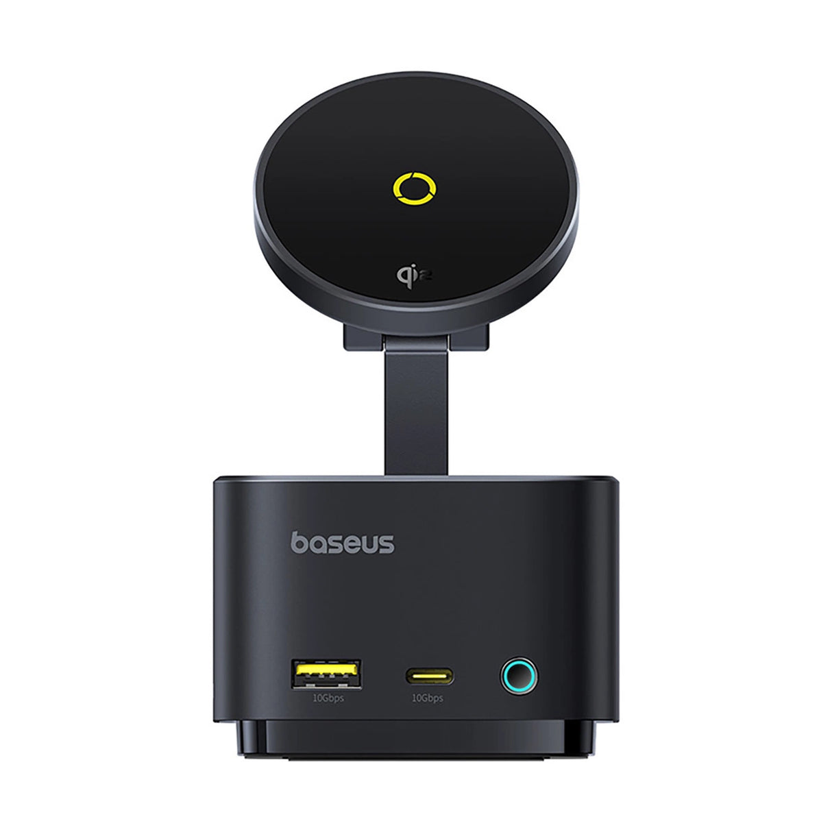 Baseus MagPro Series II 7-i-1 USB-C Hub med MagSafe-kompatibel oplader 15W + HDMI + USB-A + USB-C + SD / TF - sort