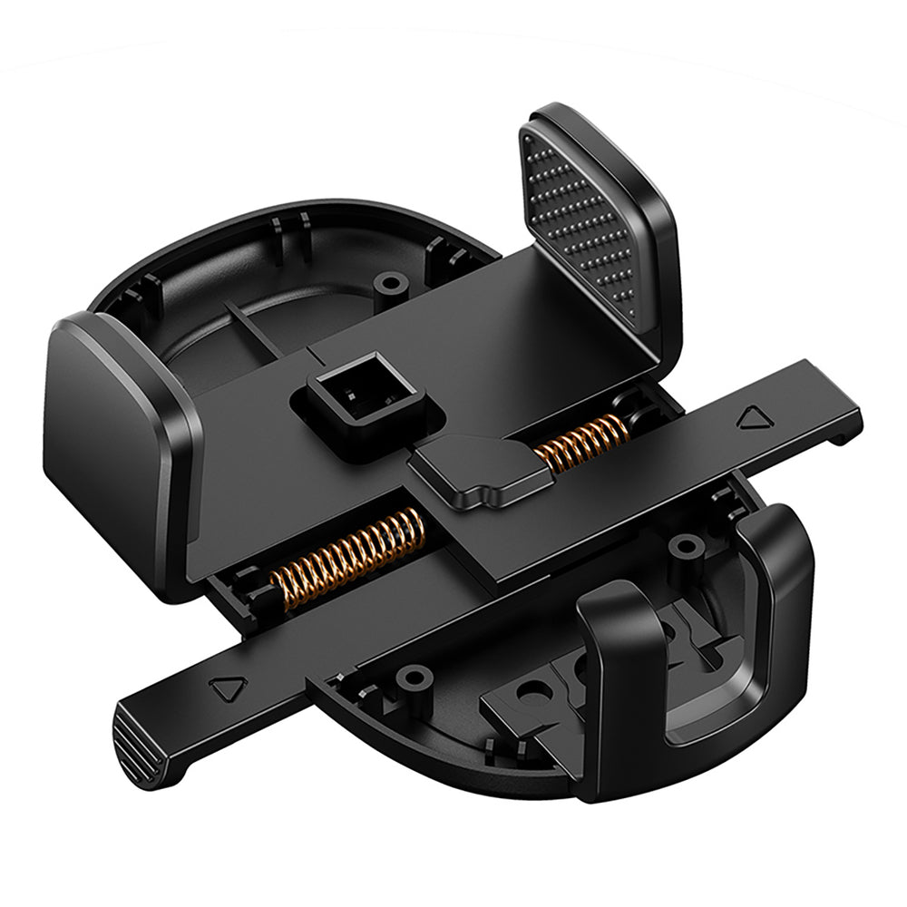 Baseus UltraControl Pro Clamp-on Car Holder with Suction Cup/Hook for Air Vent - Black