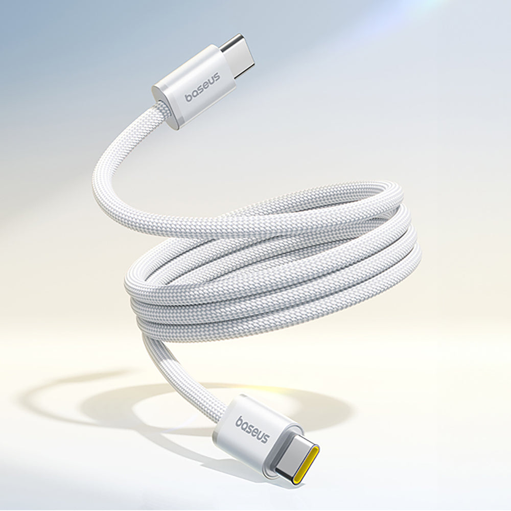 Baseus Dynamic 4 Pro 100W USB-C - USB-C Magnetic Cable 1m - White