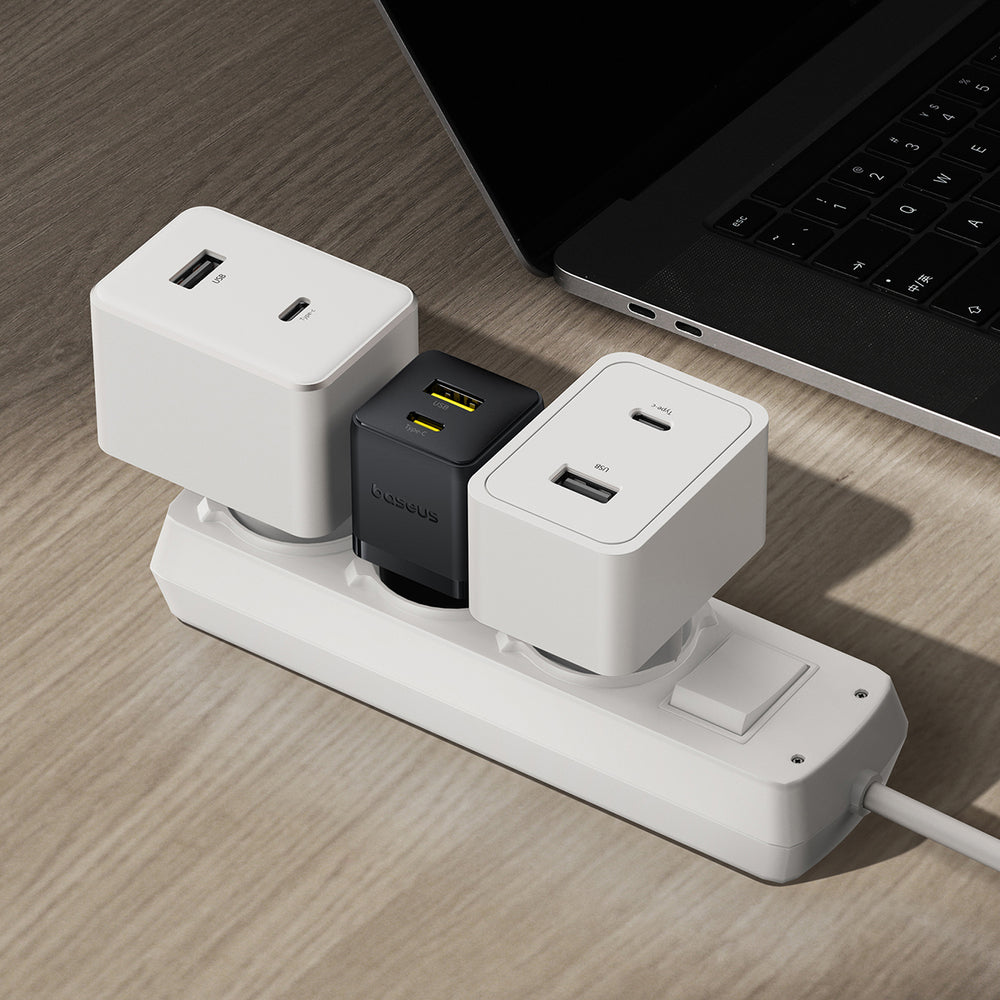 Baseus Palm 20W USB-C USB-A Wall Charger - Black