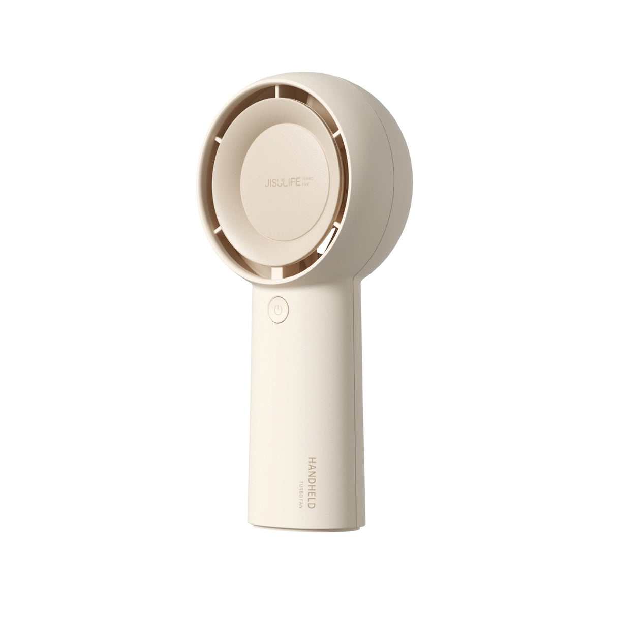 Jisulife håndholdt ventilator Life5 Plus 4000mAh bærbar mini blæser USB-ventilator - beige