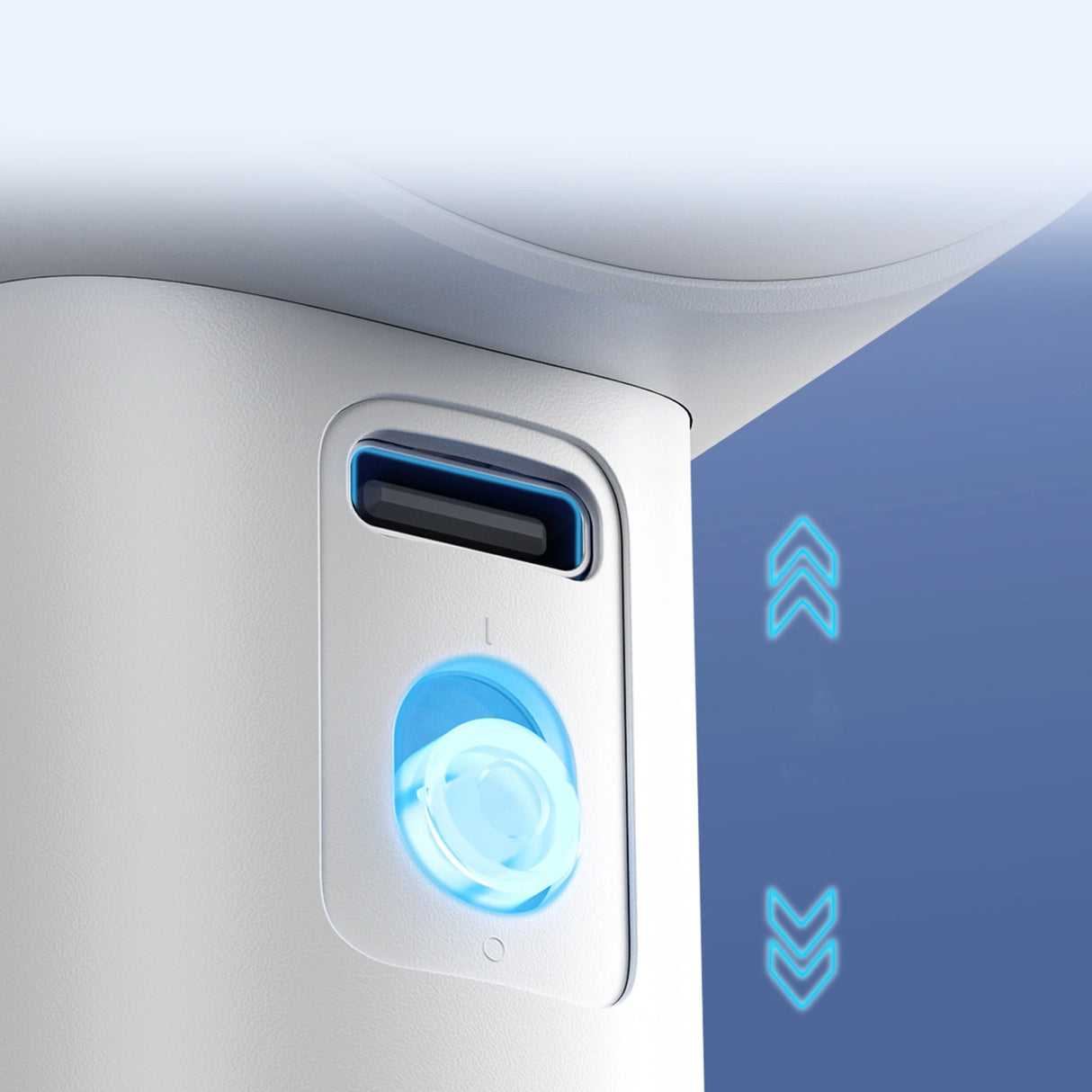 Jisulife Handheld Fan Pro1 FA53 (ABS) Mini Blower Portable USB Fan - hvid