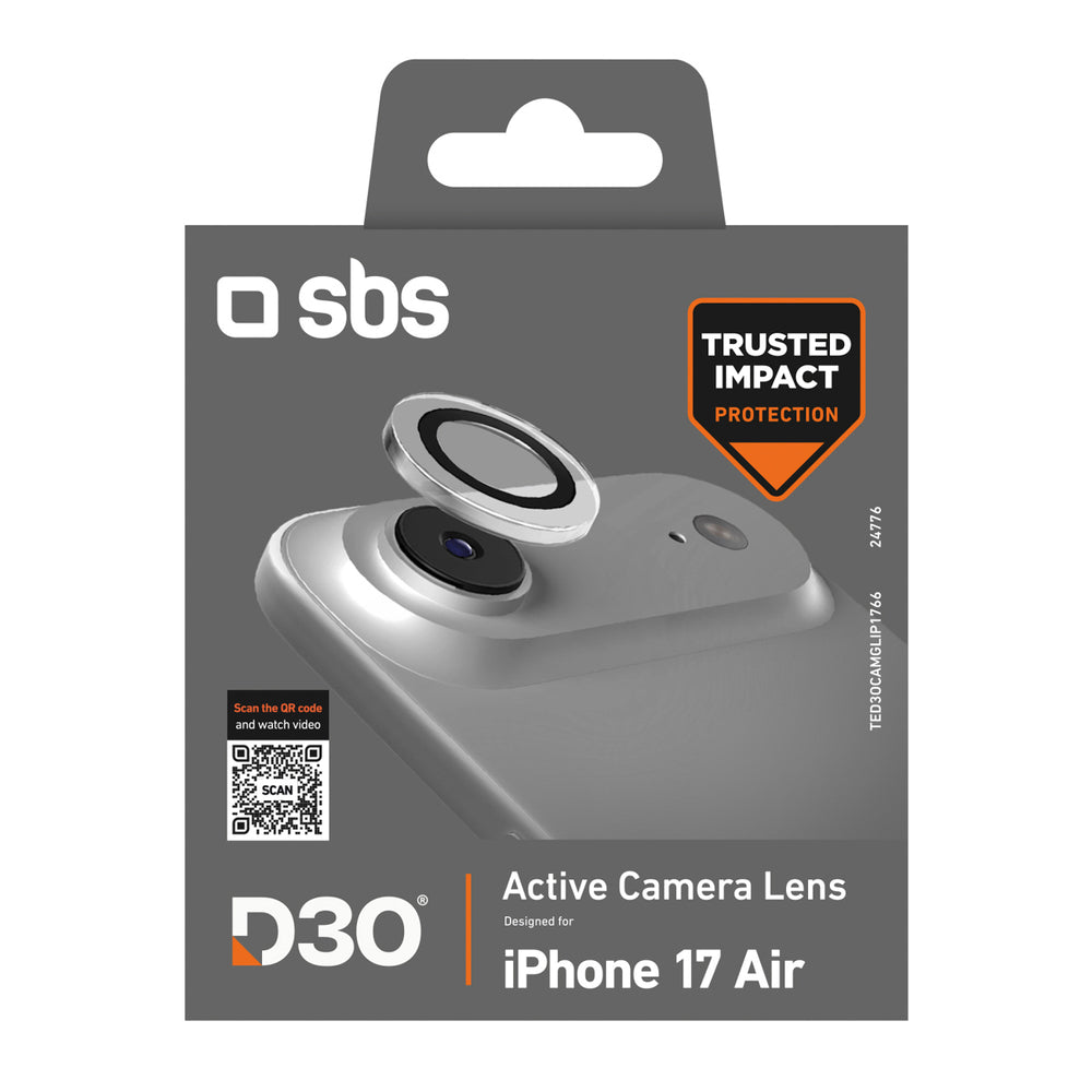 SBS Camera Glass-linseskytter med D3O-teknologi til iPhone 17 Air