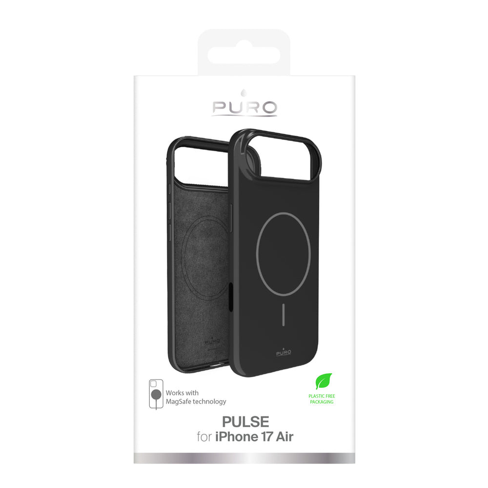 Puro Pulse Protective Case for iPhone 17 Air Polycarbonate - Black
