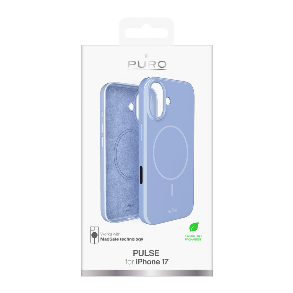 Puro Pulse iPhone 17 polycarbonate protective case - blue