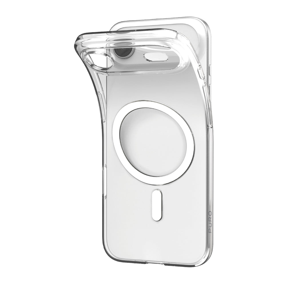 Puro 0.3 MAG Ultra-Slim TPU Case Compatible with MagSafe for iPhone 17 Air - Transparent
