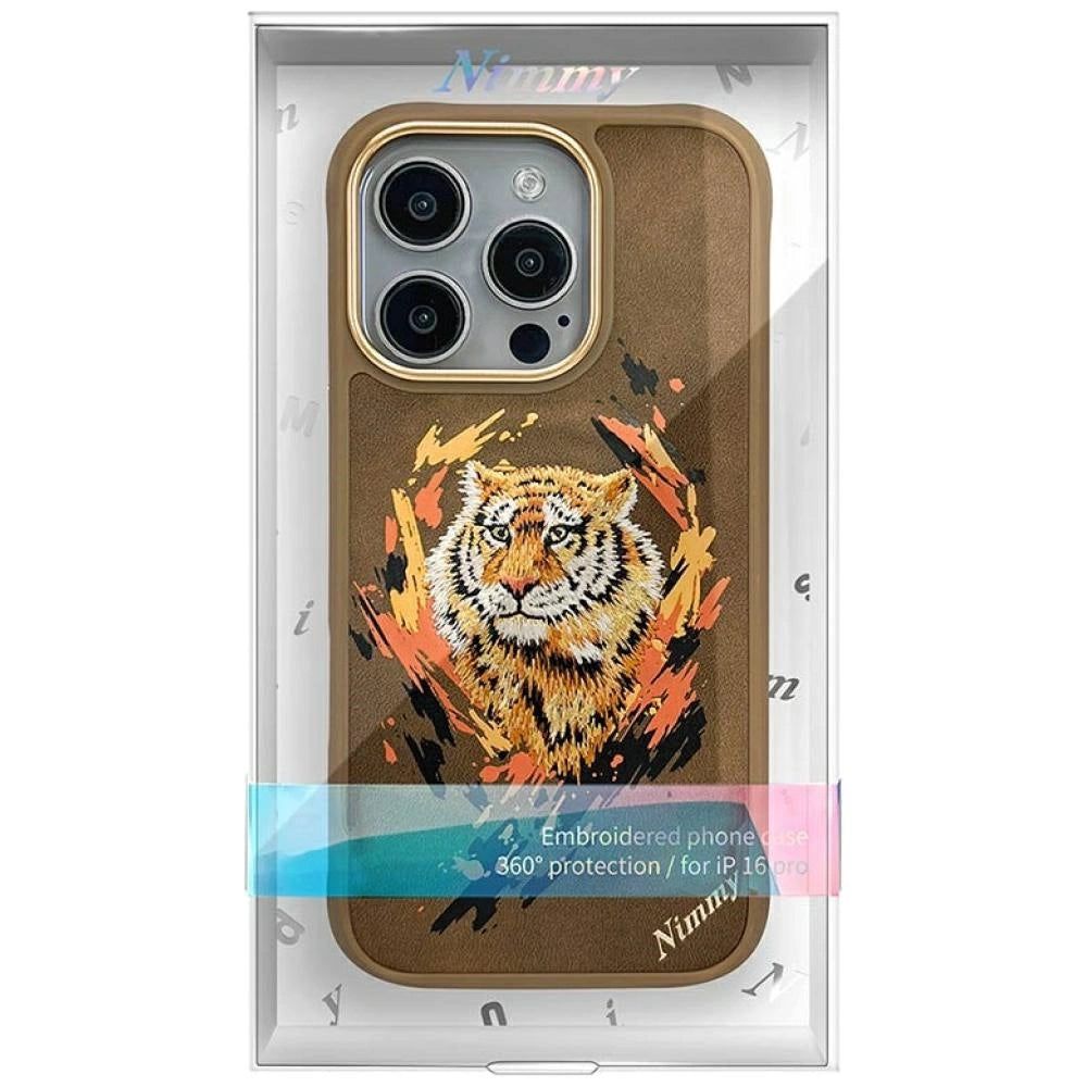 Nimmy Tiger MagSafe-fodral til iPhone 16 Pro Max - brun