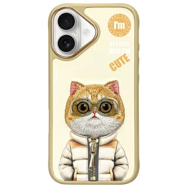 Nimmy Cool&Cute 2.0 Cat Case til iPhone 16 - Grøn