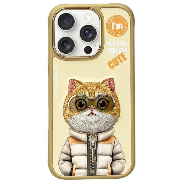 Nimmy Cool&Cute 2.0 Cat Case til iPhone 16 Pro - Grøn