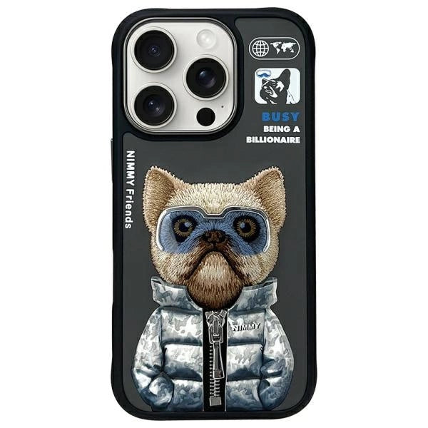 Nimmy Cool&Cute 2.0 Dog Case til iPhone 16 Pro Max - sort