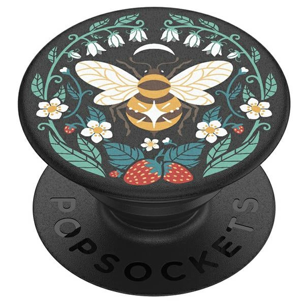 Popsockets 2 Bee Boho Phone Holder and Stand - Black