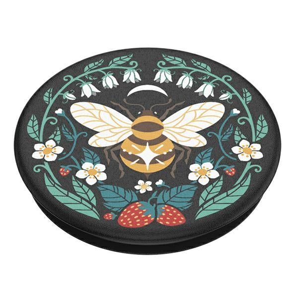 Popsockets 2 Bee Boho Phone Holder and Stand - Black
