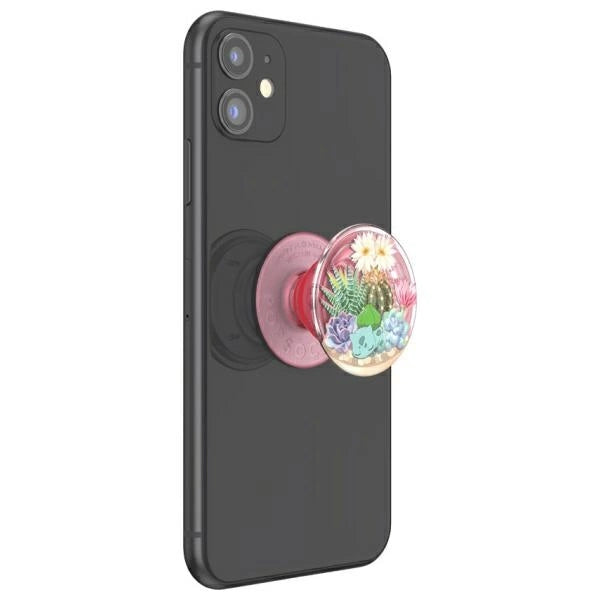 Popsockets 2 Bulbasaur Terrarium Holder og Telefon Stand