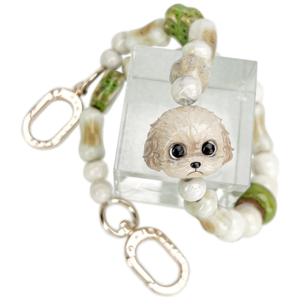 Nimmy New Big Eye Cute Pets 2.0 Bag Charm - Brown