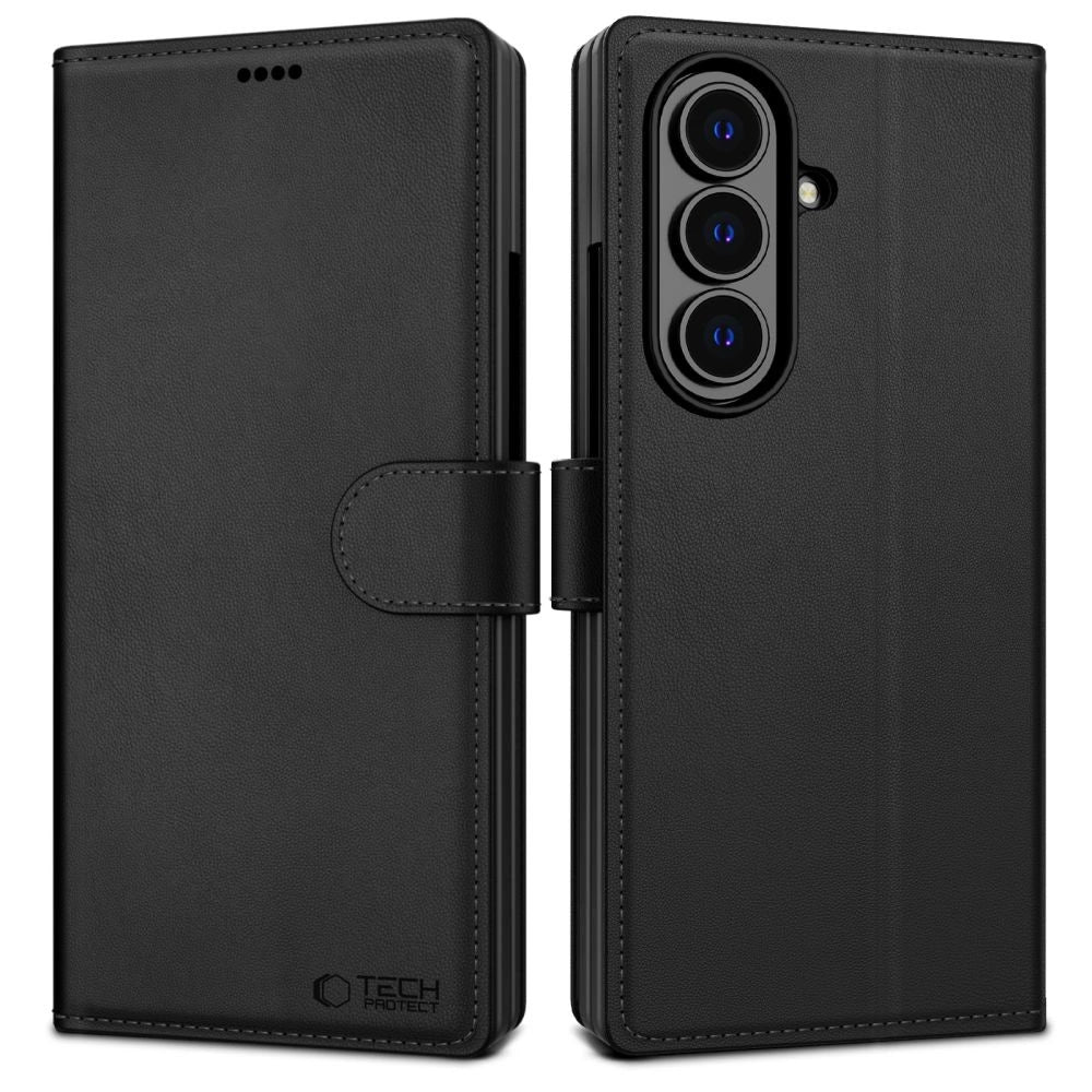 Tech-Protect Wallet Case til Samsung Galaxy Z Fold 7 - sort