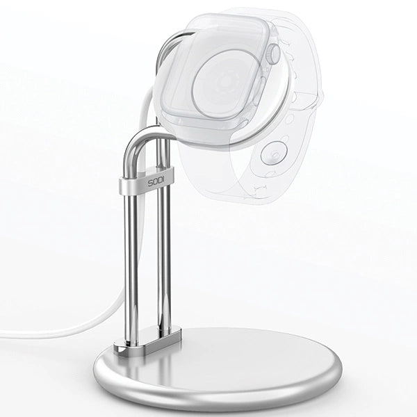 SODI SAW-300 Apple Watch Stand - Sølv