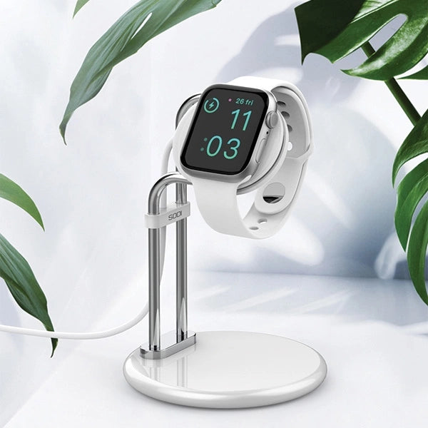 SODI SAW-300 Apple Watch Stand - Sølv