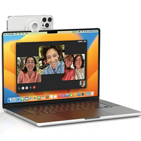 SODI BM-330 3-i-1-induktionsmultifunktionsholder til iMac - hvid