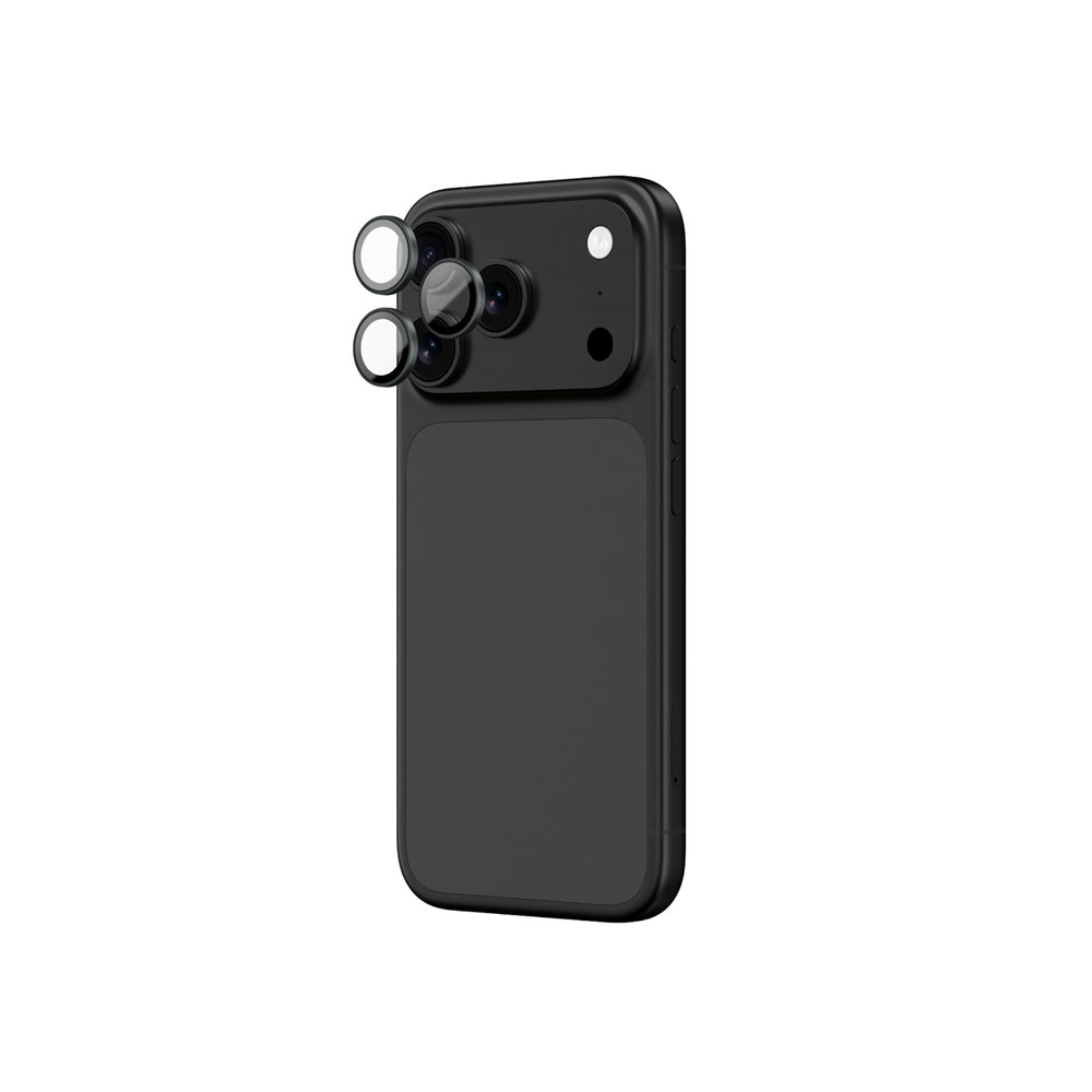 AmazingThing Sapphire Camera Glass til iPhone 17 Pro / Pro Max - med grå ramme