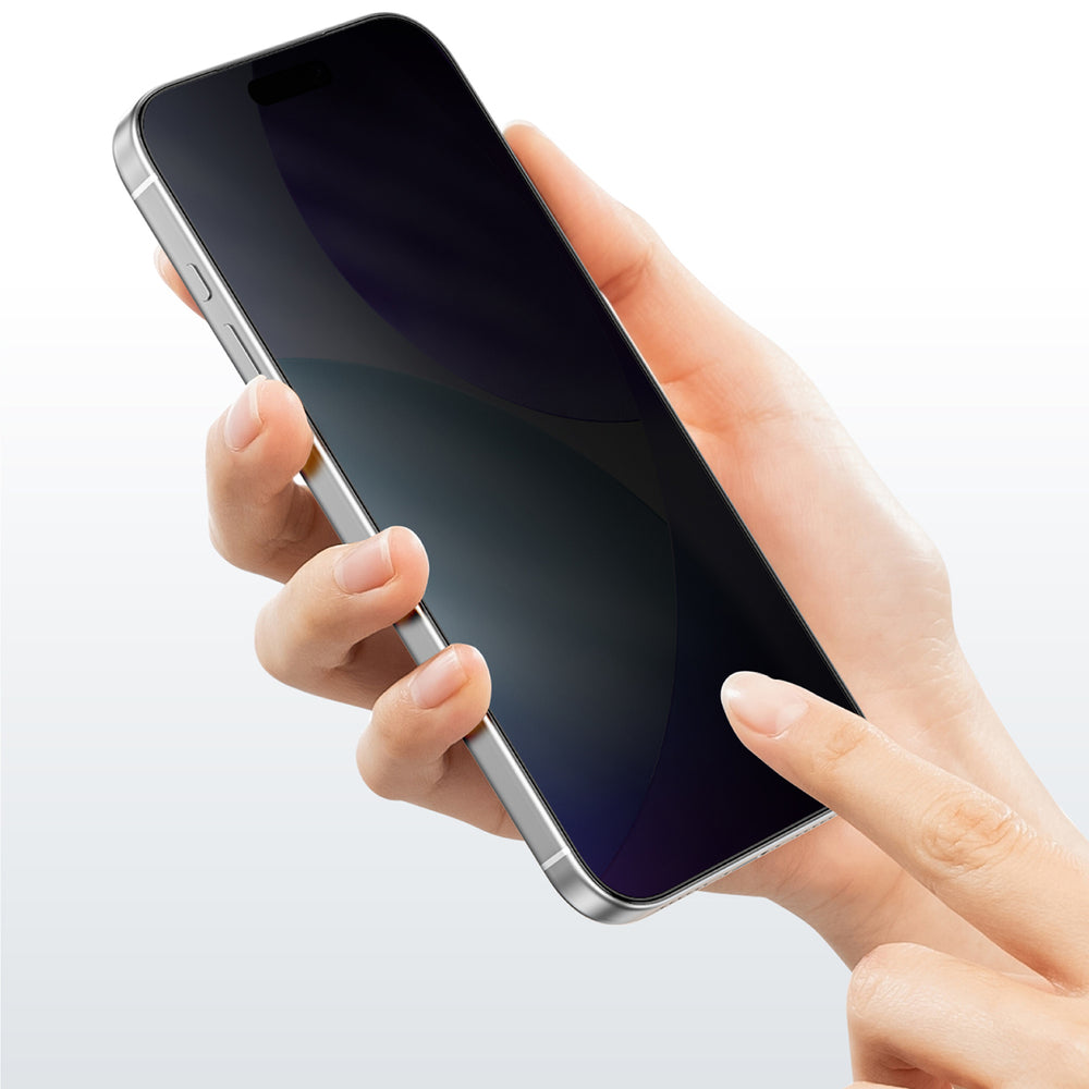 AmazingThing Radix Privacy temperet glas til iPhone 17 Pro Max