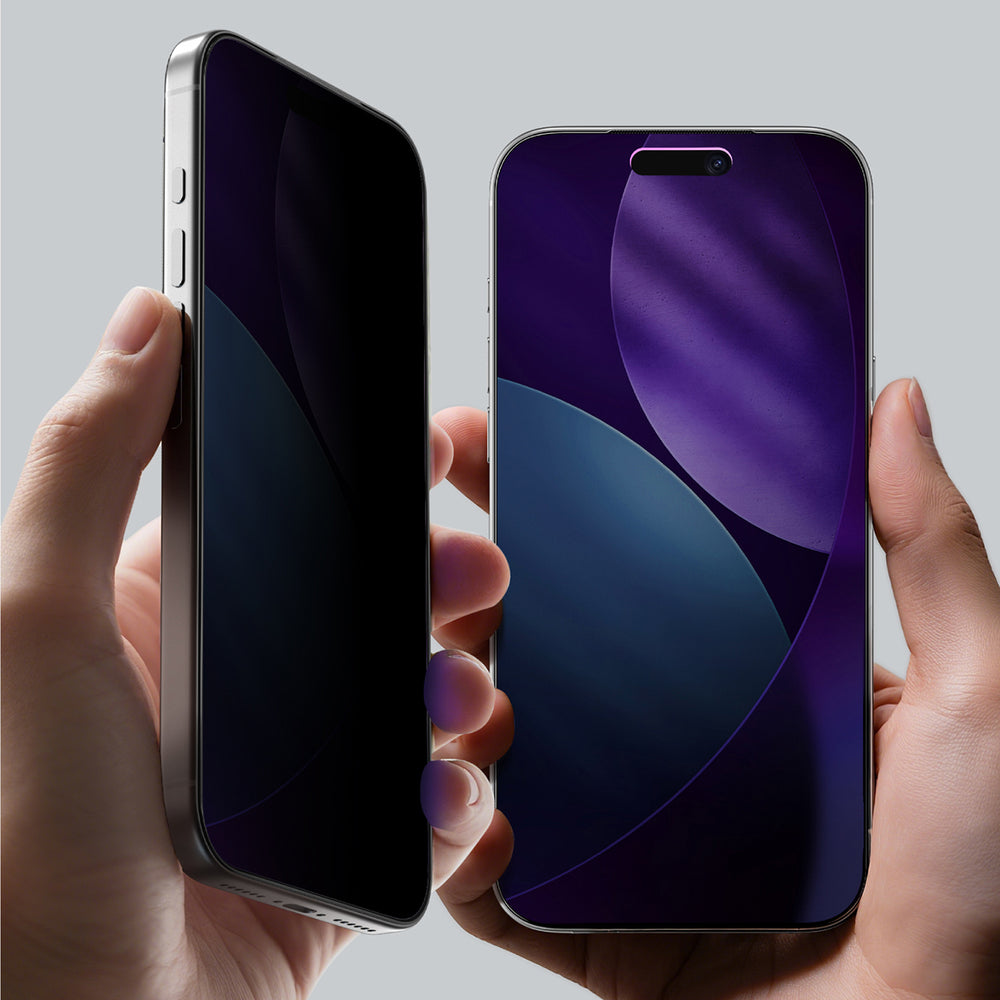 AmazingThing Titan FusionFilter 7 Matte Privacy Temperet glas til iPhone 17 Pro Max