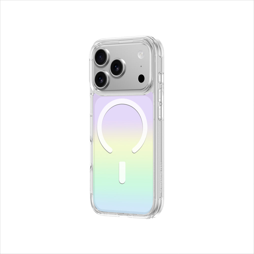 AmazingThing Minimal Mag case til iPhone 17 Pro kompatibel med MagSafe rainbow - flerfarvet