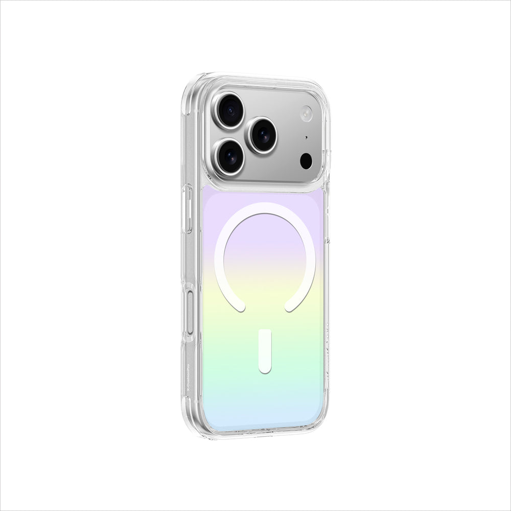 AmazingThing Minimal Mag case til iPhone 17 Pro kompatibel med MagSafe rainbow - flerfarvet