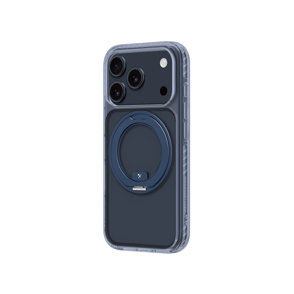 AmazingThing Titan Pro MagSpin Case til iPhone 17 Pro Max Kompatibel med MagSafe - Blå