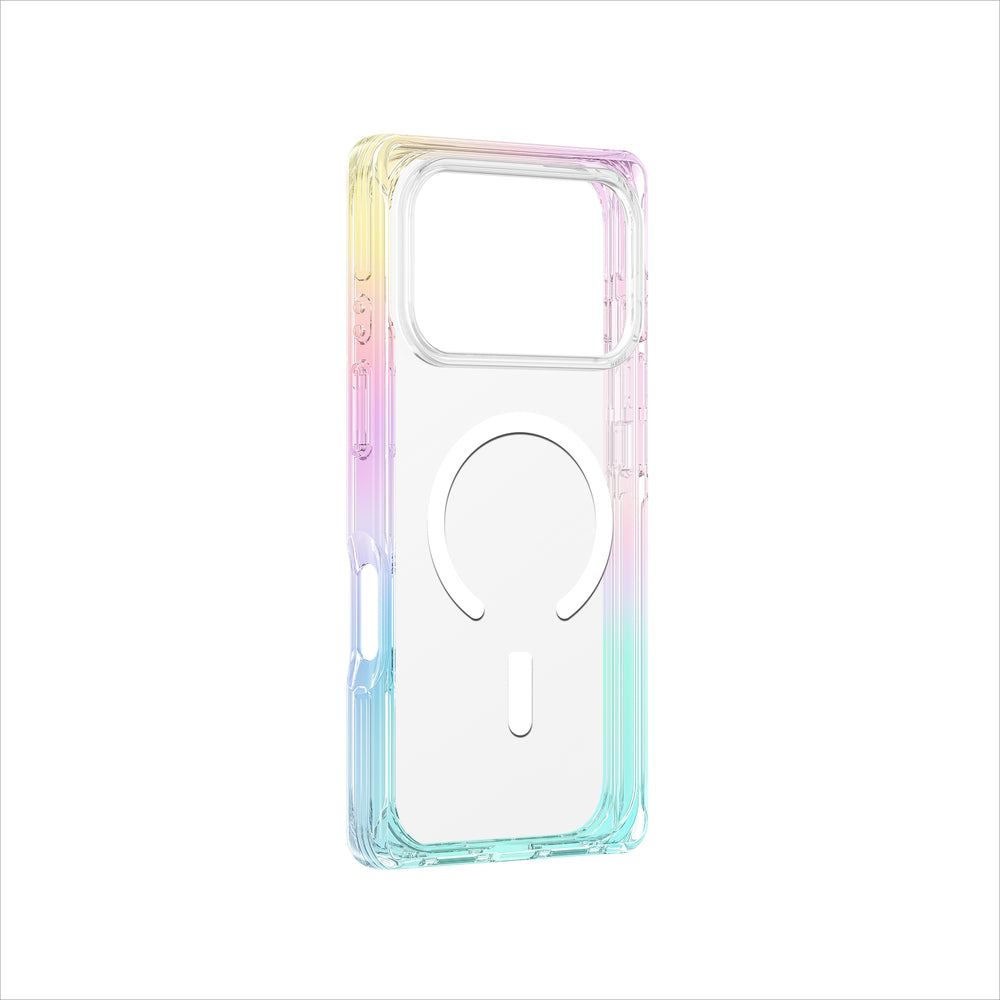 AmazingThing Omni-hylster til iPhone 17 Pro Max kompatibel med MagSafe - gennemsigtig regnbue