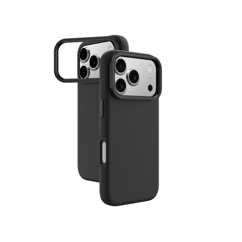 AmazingThing Glamour iPhone 17 Pro Case med Stativ - sort