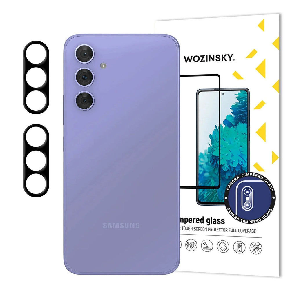 Sort Wozinsky Full Camera Glass til Samsung Galaxy A17 / A17 5G, Sæt af 2