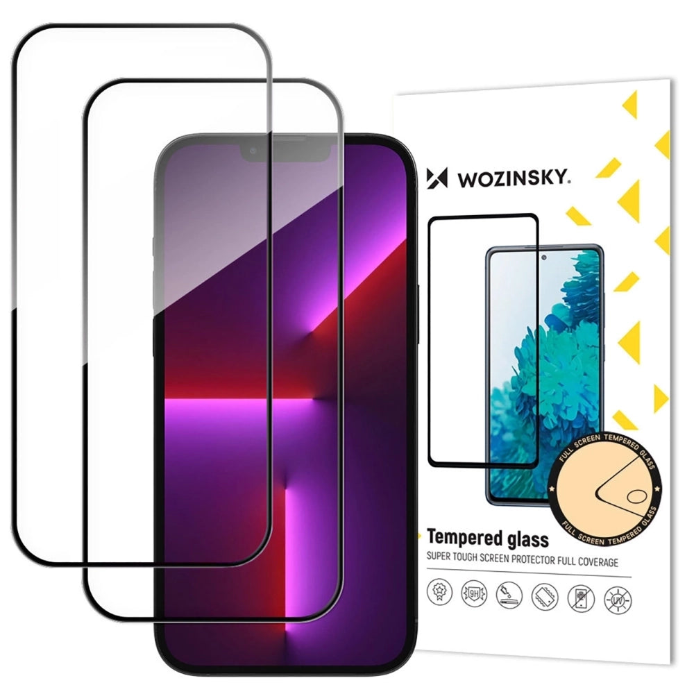 Wozinsky Full Glue tempereret glas 2-pakke til iPhone 17 Pro Max