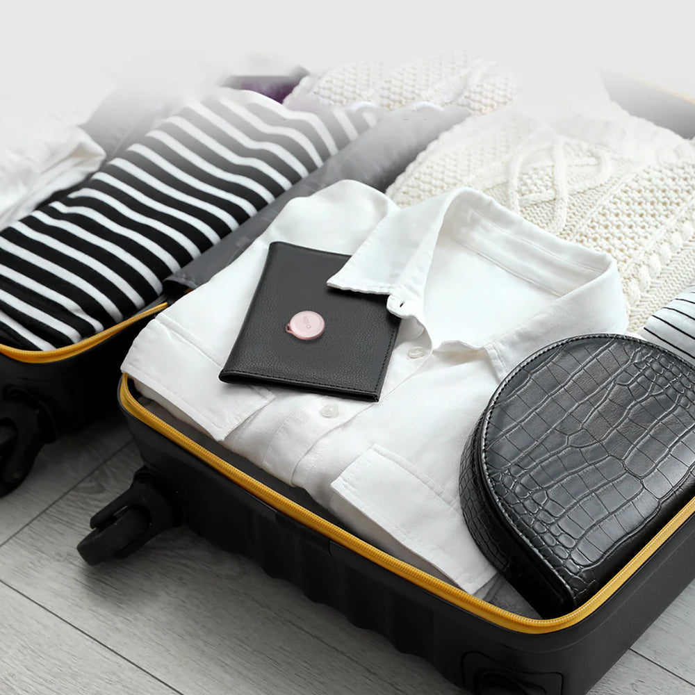 SBS Track My Circle Waterproof IP65 Locator Compatible with Apple Find My - Pink