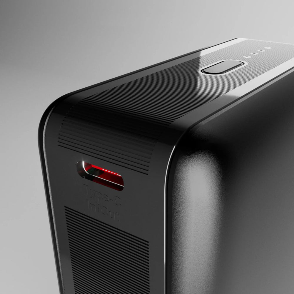 Powerbank SBS 20000mAh 65W PD AFC USB-C USB-A til bærbar computer, tablet, smartphone - sort