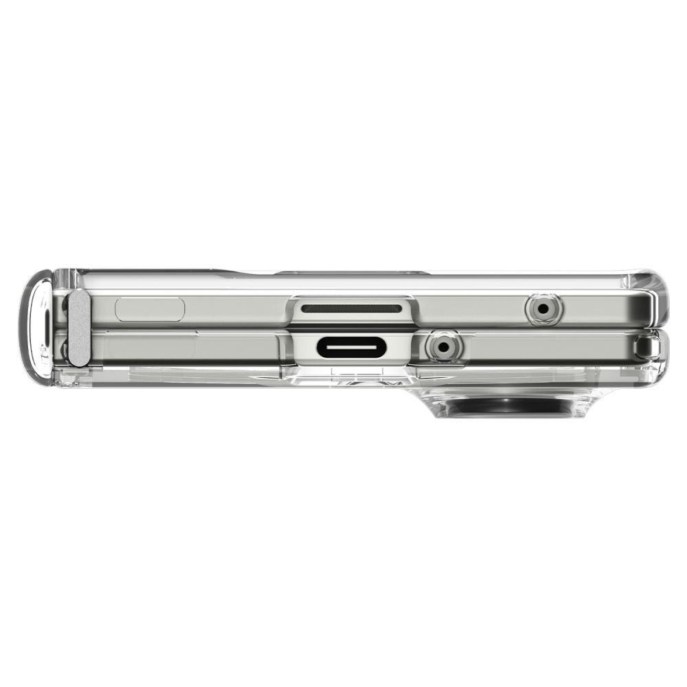 Spigen Tough Armor Pro Mag MagSafe Case for Samsung Galaxy Z Fold 7 - Clear and White