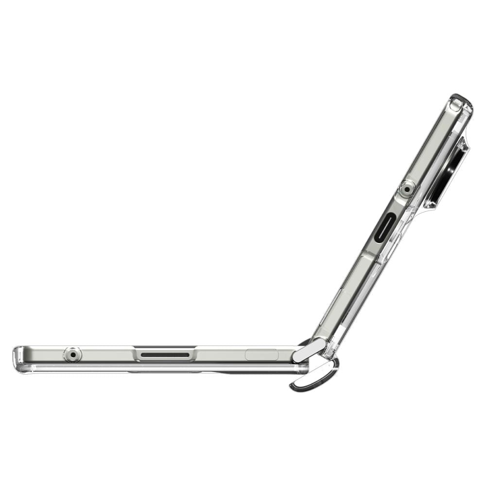 Spigen Tough Armor Pro Mag MagSafe Case for Samsung Galaxy Z Fold 7 - Clear and White