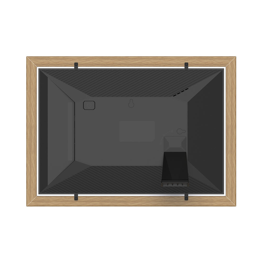 Wozinsky WRC-32 10.1" Digitalt fotokast med Frameo 32GB App - Lysbrunt