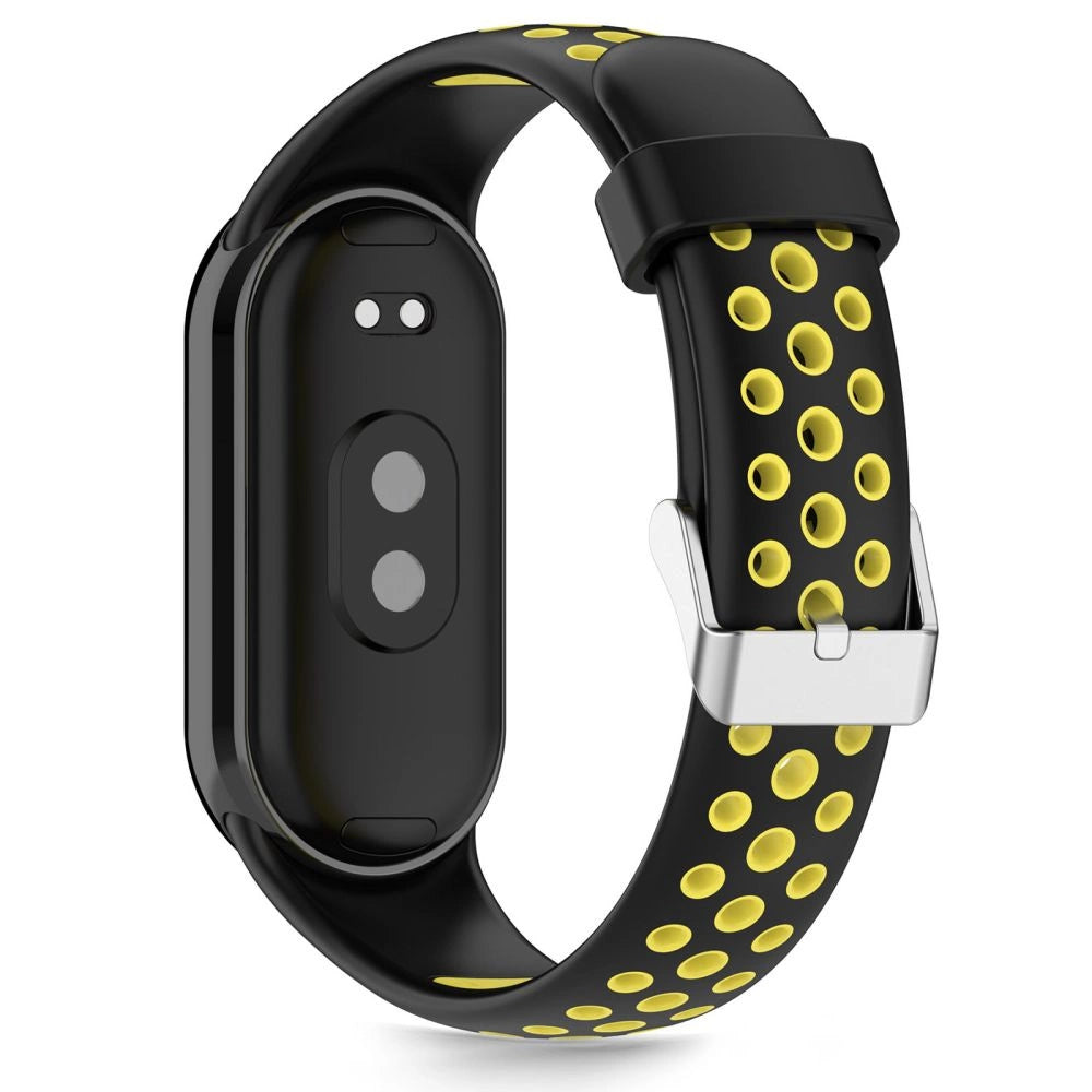 Tech-Protect IconBand Air Strap til Xiaomi Smart Band 8 / 9 / 10 / NFC - sort og gul