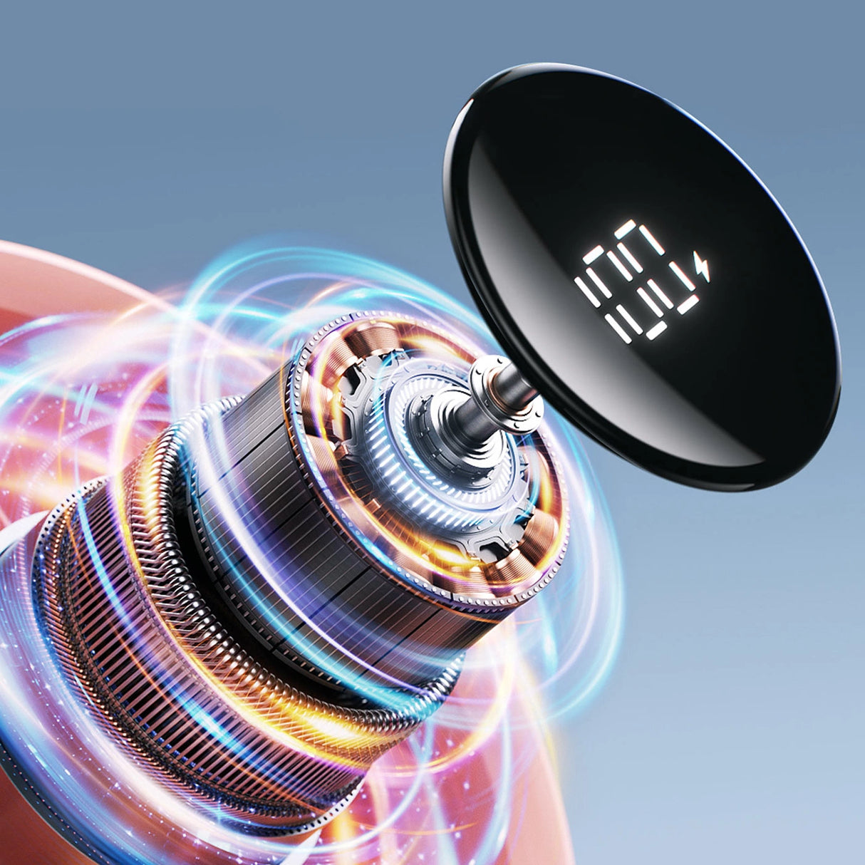 Jisulife håndholdt ventilator Life4 5000mAh bærbar USB-ventilator - Pink