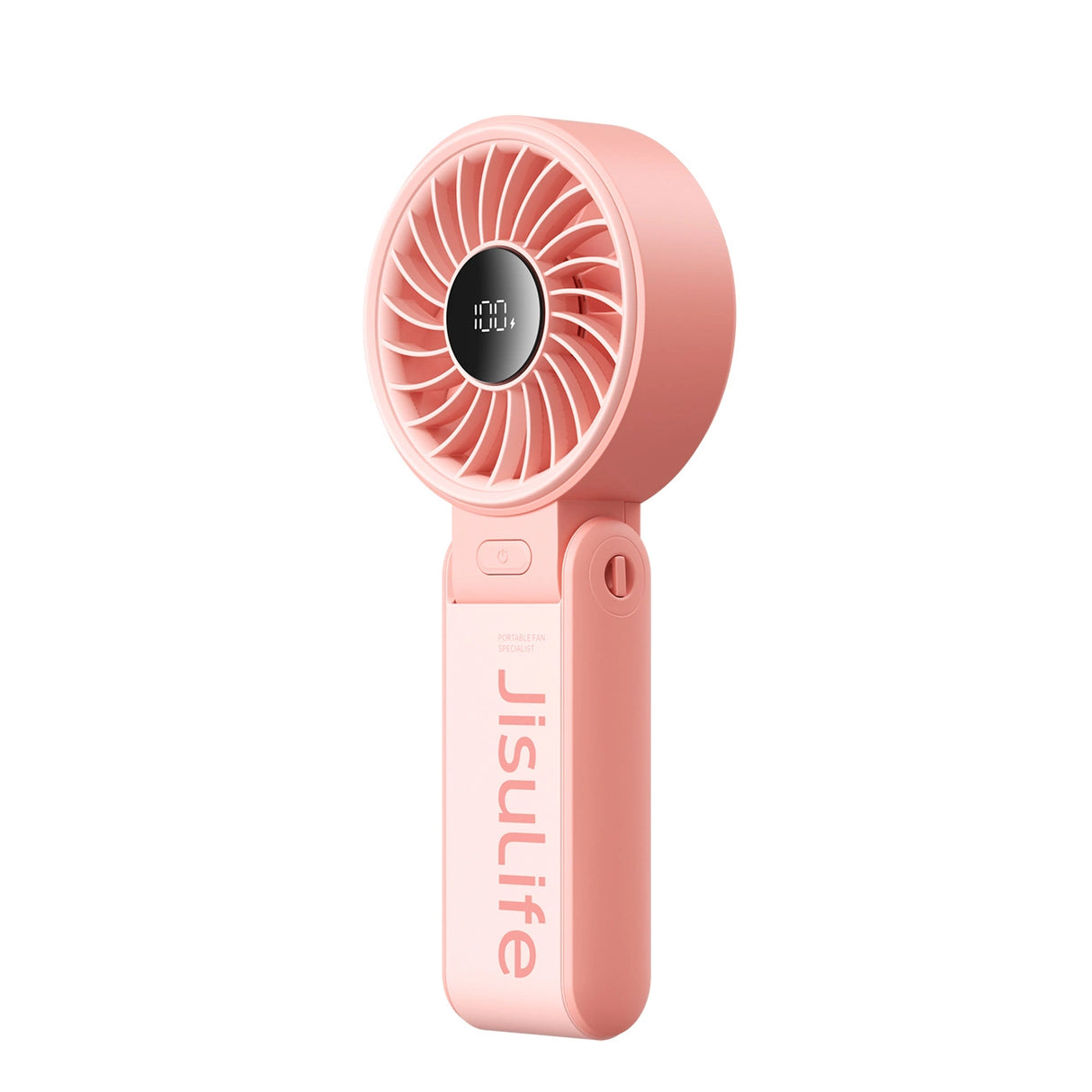 Jisulife håndholdt ventilator Life7 3600mAh bærbar USB-ventilator - Pink