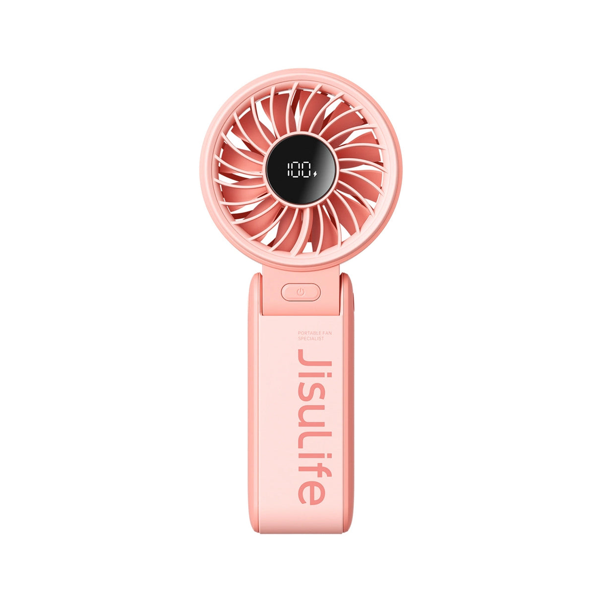 Jisulife håndholdt ventilator Life7 3600mAh bærbar USB-ventilator - Pink