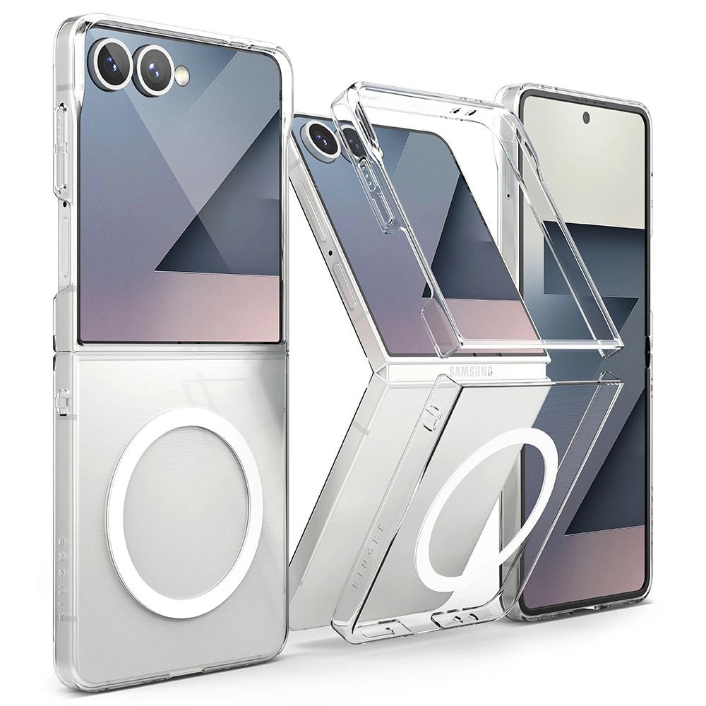 Ringke Slim Magnetic MagSafe Case til Samsung Galaxy Z Flip 7 - Gennemsigtig