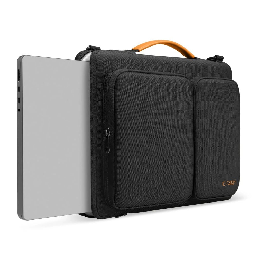 Tech-Protect Defender Bag til bærbar computer 13-14 - sort og orange