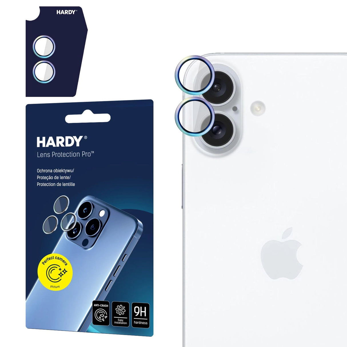 3mk HARDY Lens Protection Pro til iPhone 17 - flerfarvet